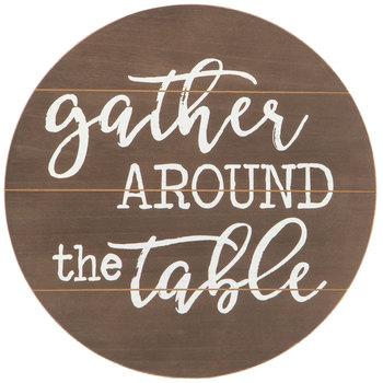 Gather Around The Table Wood Wall Decor