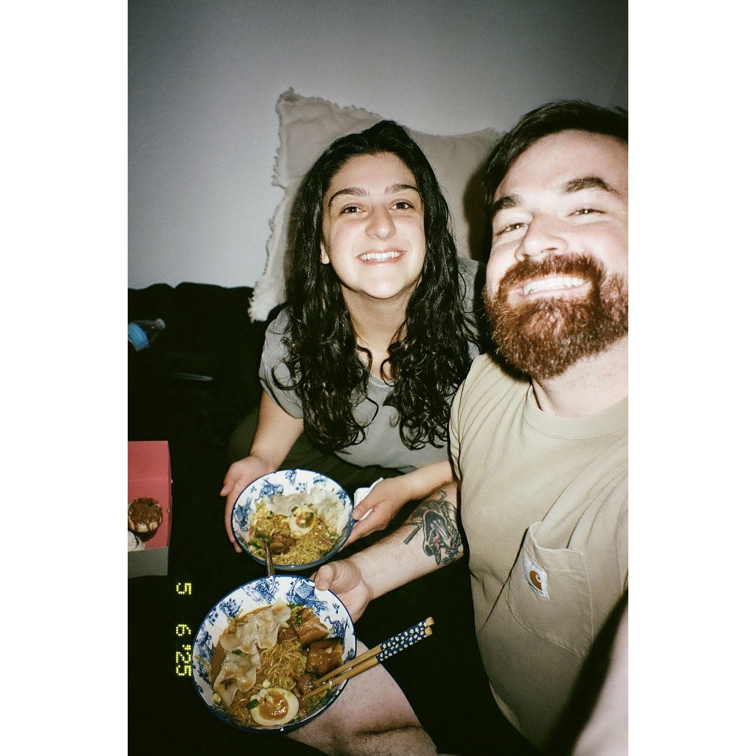 Recreating our first date on our 2 year anniversary! 🧡