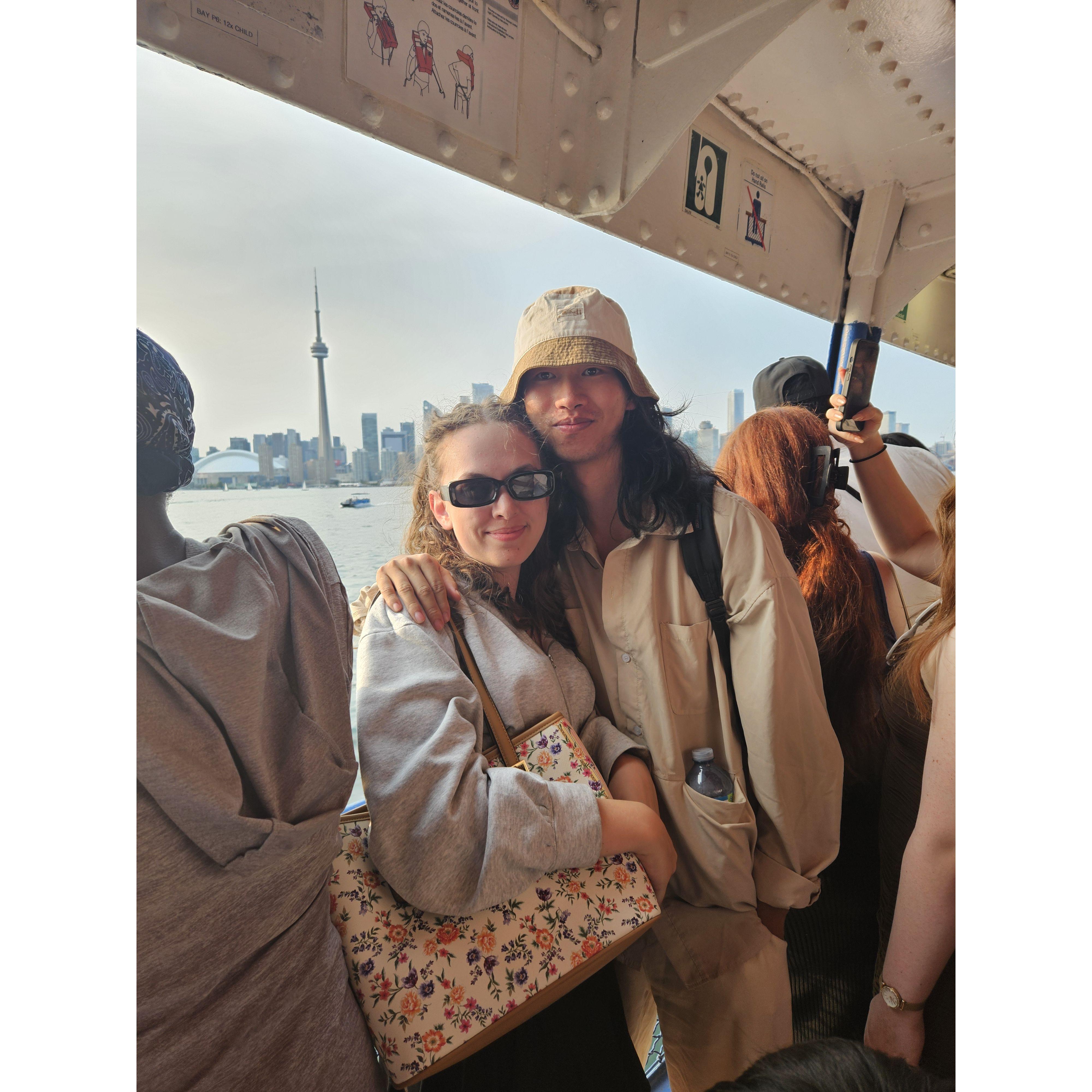 First trip to Center Island.