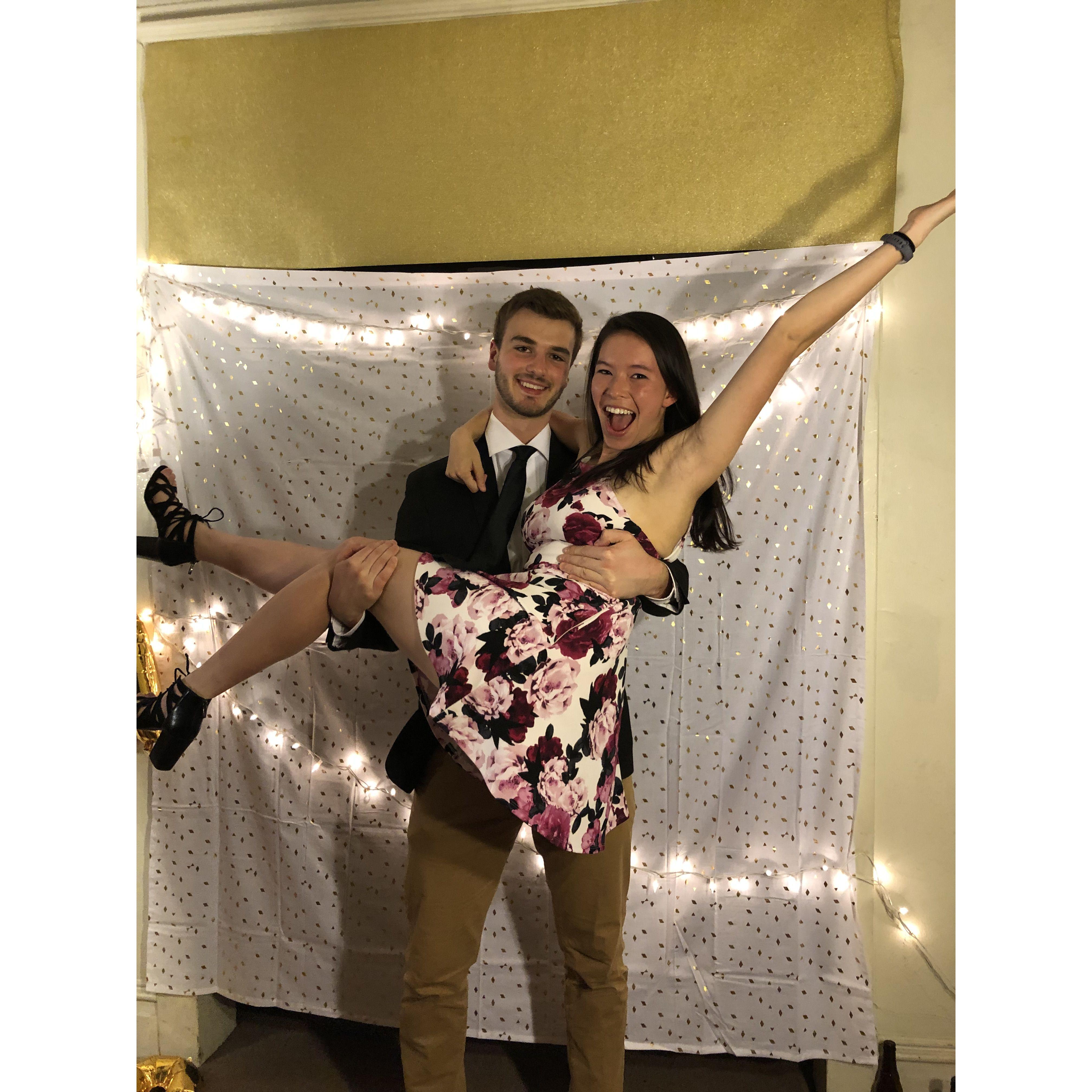 Junior Year Frisbee Formal! Jeremy and Nicole went to 4 out of 4 years of frisbee formals together!
