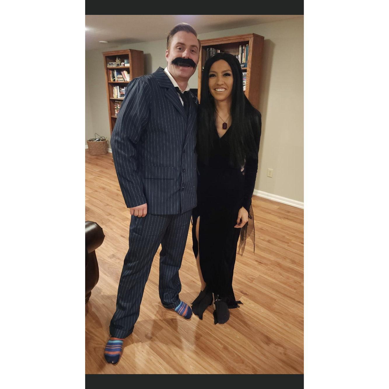 Gomez and Morticia Adams Halloween 2022
