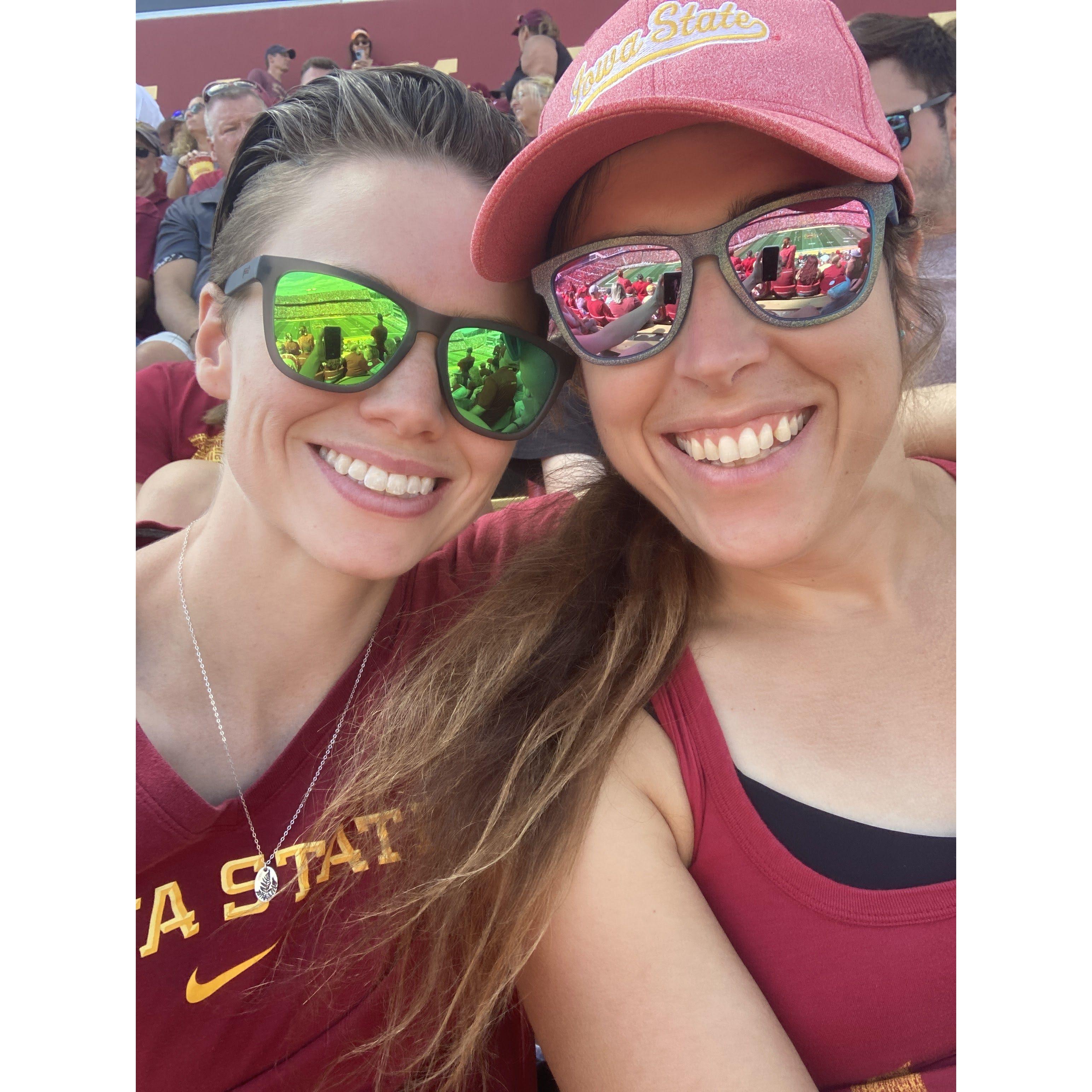 Heather's first Iowa State Football game - September 2022