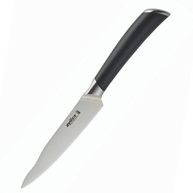 Zyliss Comfort Pro 4.5" Paring Knife - Ice Hardened German Steel Kitchen Cutlery, Black/Stainless Steel