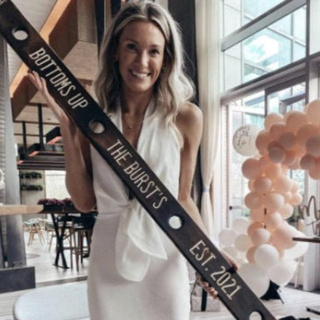 Bridal Shower Gift, Shot Ski, Rustic,...