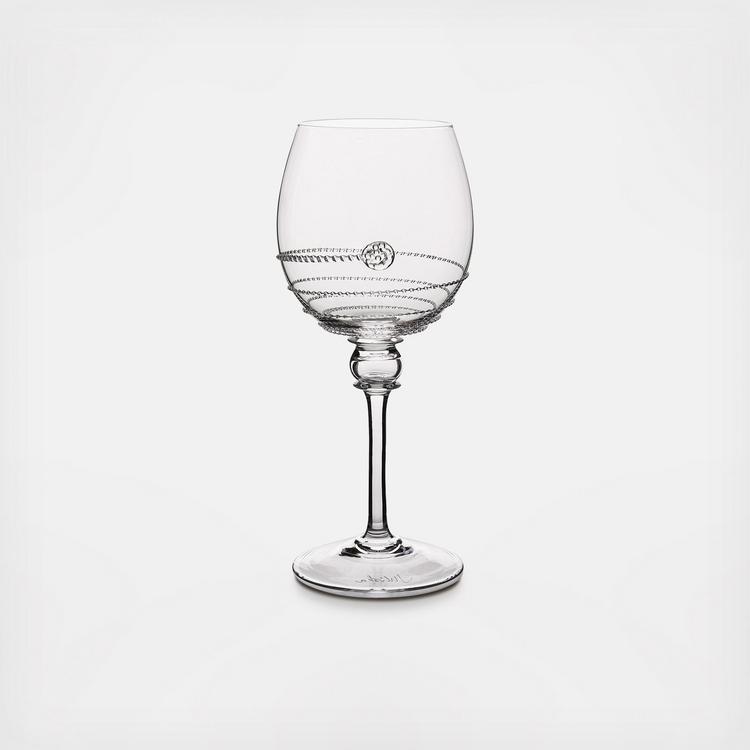 Juliska Isabella Acrylic Wine Glass Set of 8 | Clear | Os