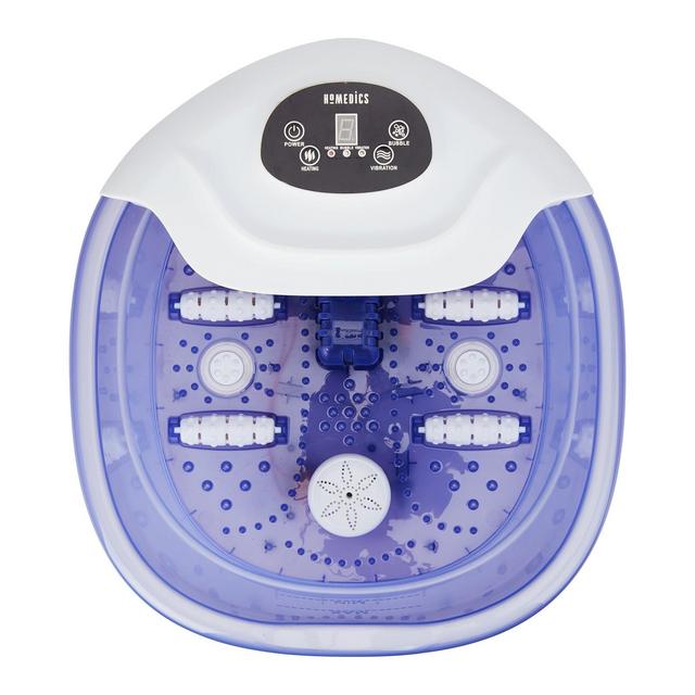 HoMedics BubbleSpa + Epsom Salt Heated Foot Bath
