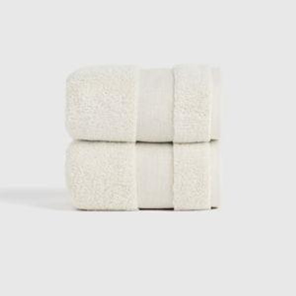 Turkish Ultra Luxe Plush Hand Towel in Ivory