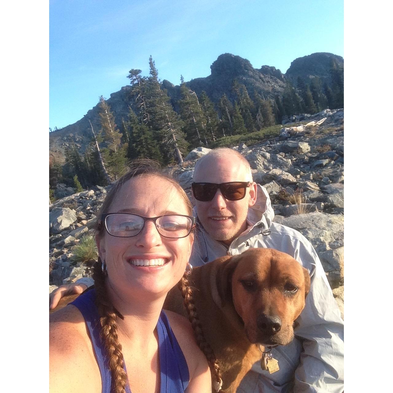 Sunset watching in the backcountry