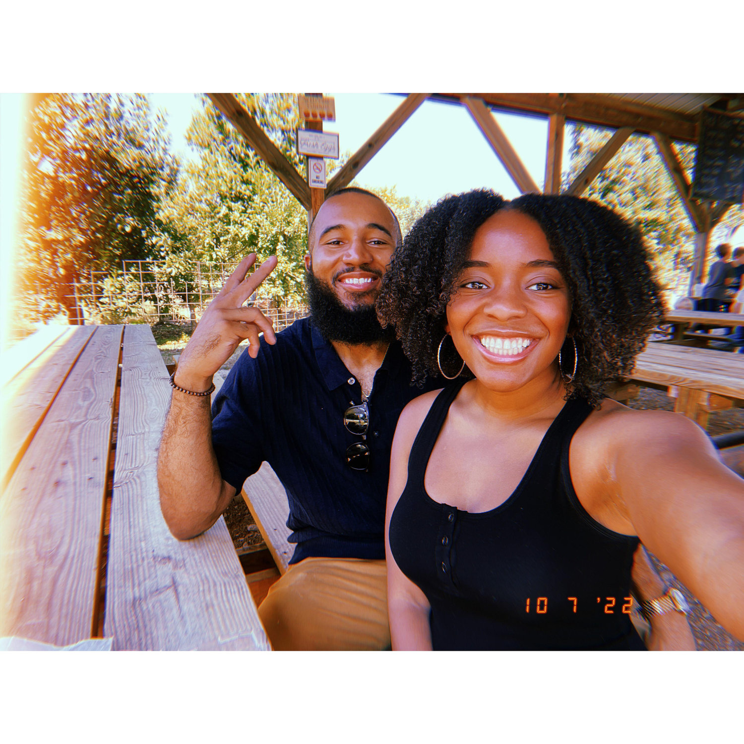 The date that sealed the deal! Apple picking on October 7, 2022.