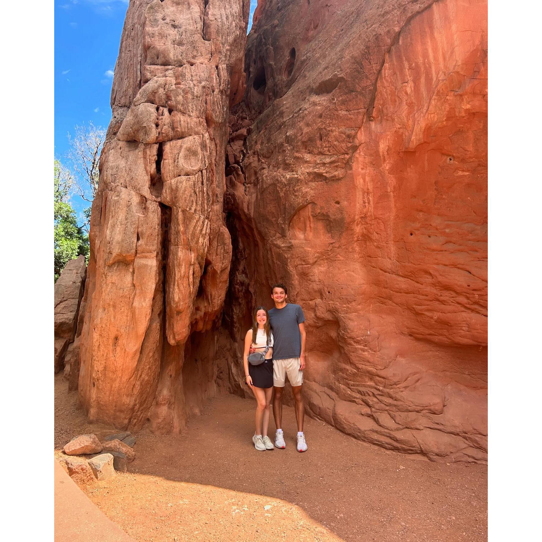 Garden of the Gods. This was the day of our engagement but Alyssa had no idea yet!