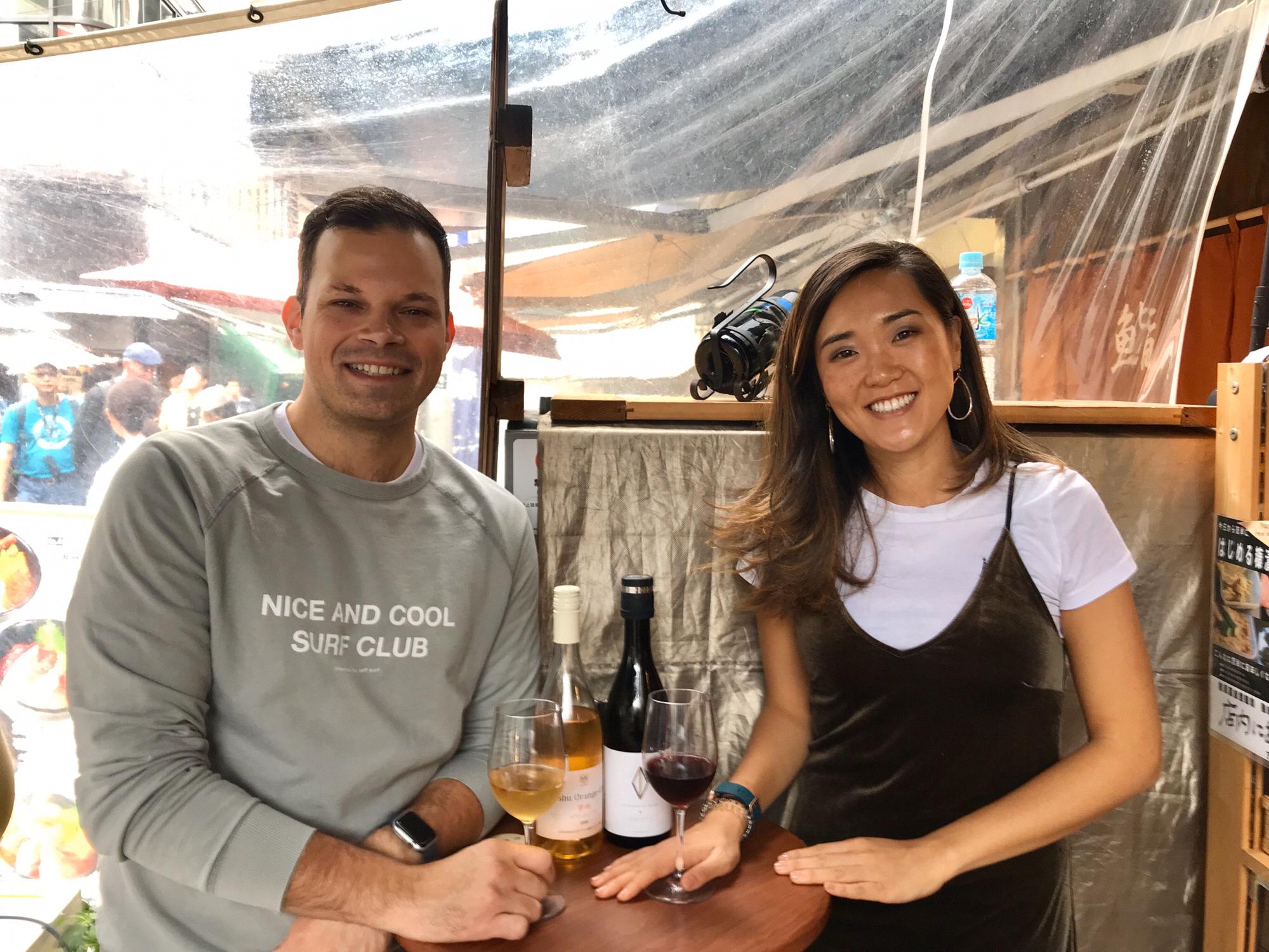 The wine tasting continues...this time in Japan!