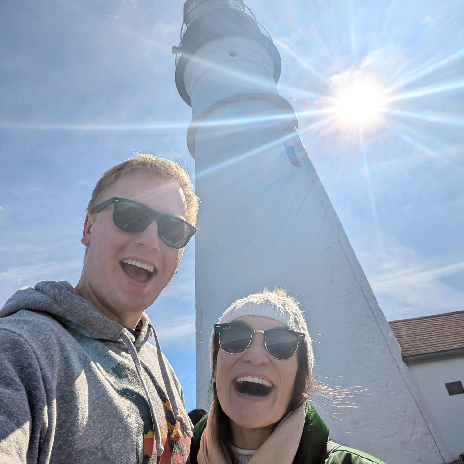 The Portland Head Light upclose