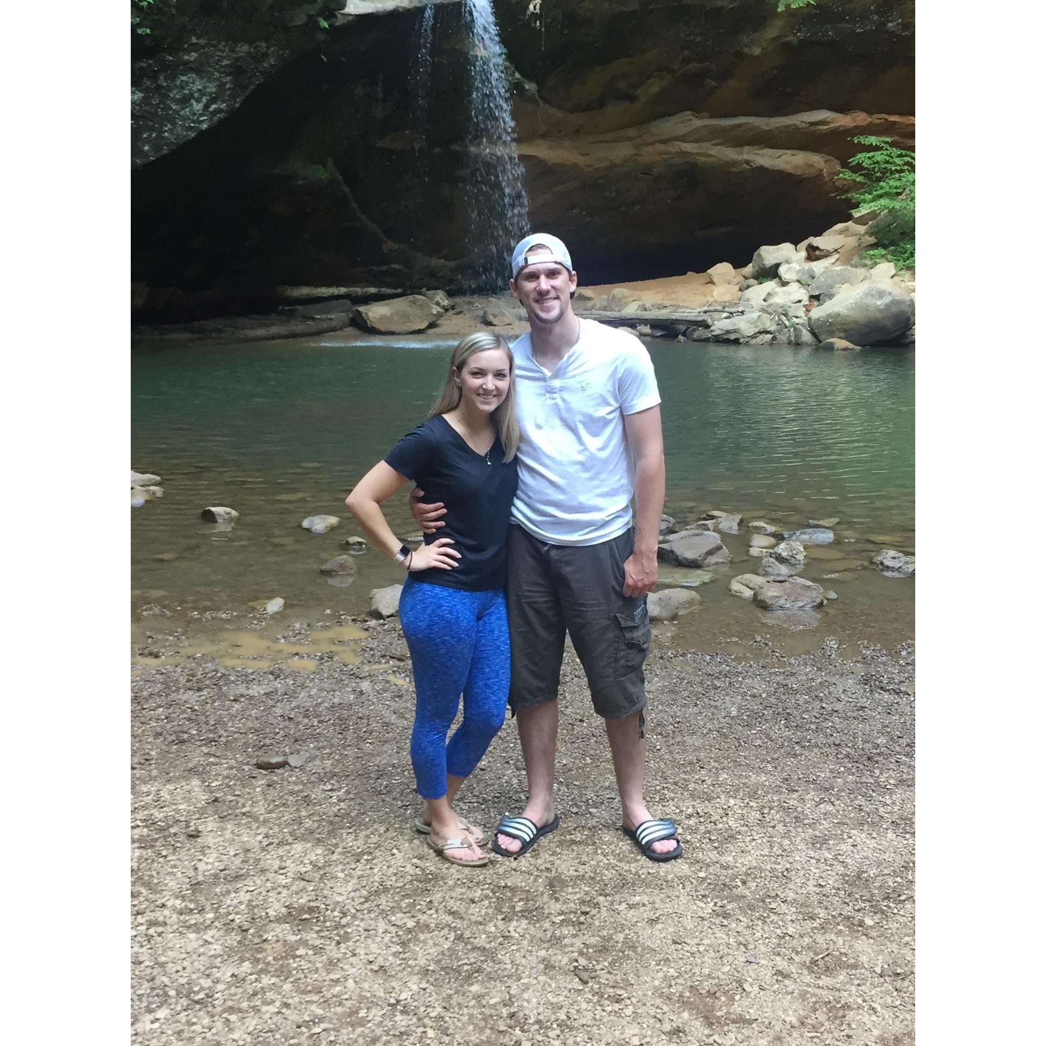 My first time at Hocking Hills.