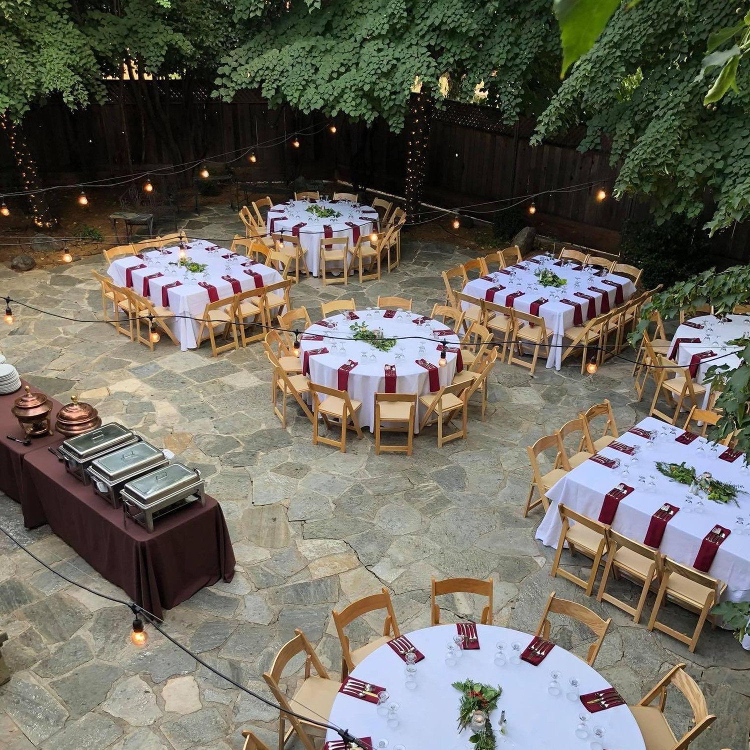Dinner Reception area, bring a jacket!