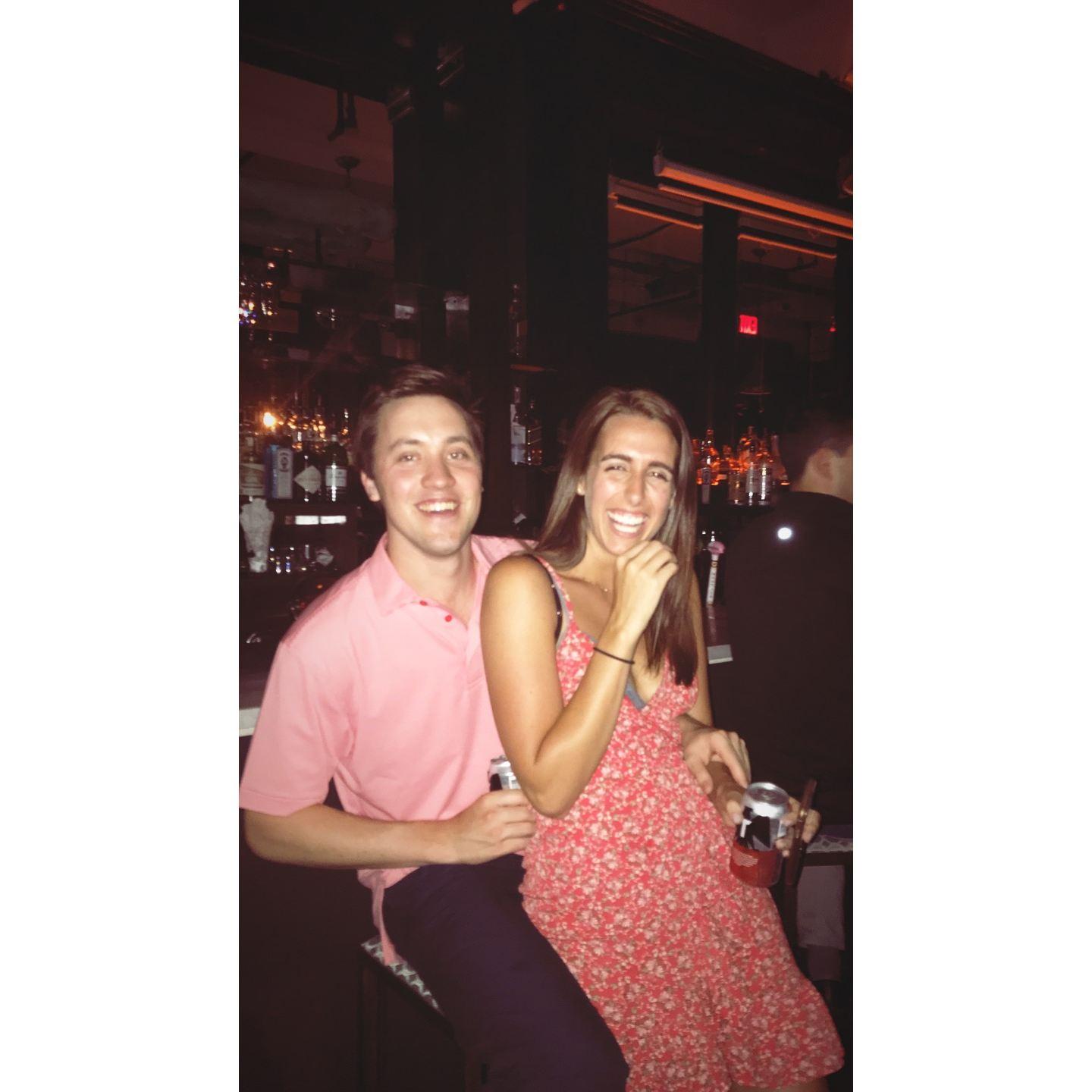 One of our first dates :)