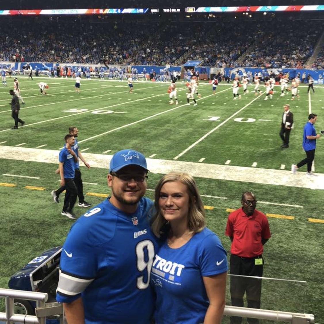 First Lions game💙🦁🏈