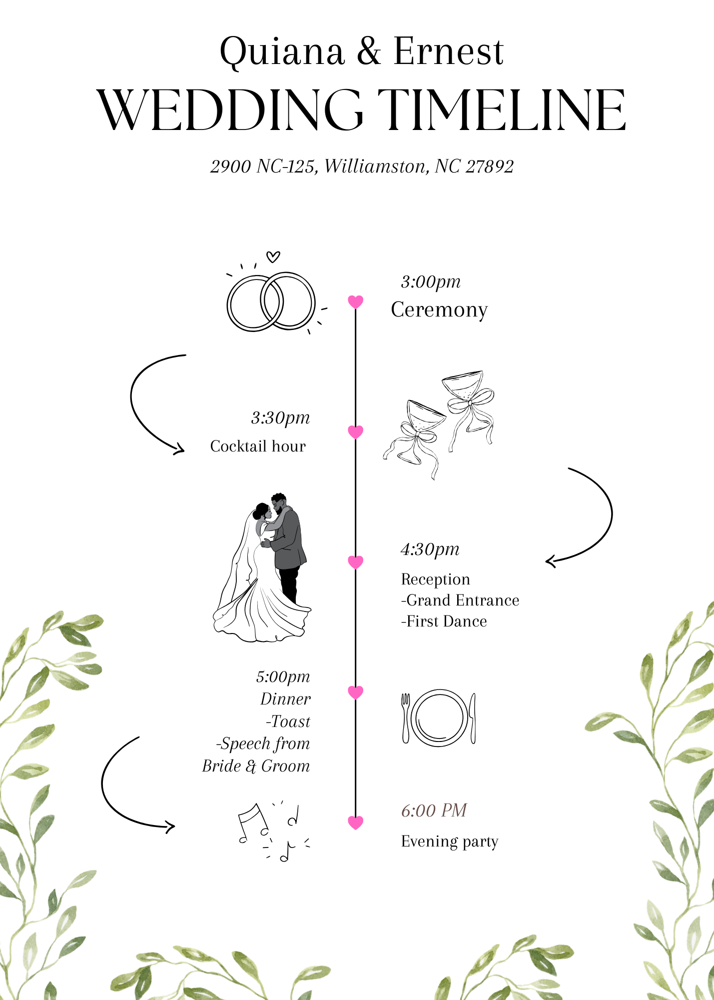 The Wedding Website of Quiana Hodges and Ernest Whitehurst