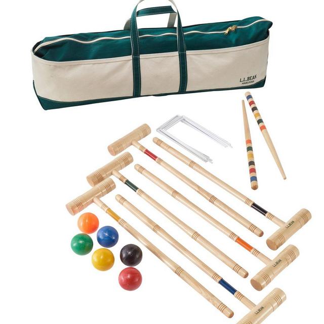Maine Coast Croquet Set with Boat and Tote