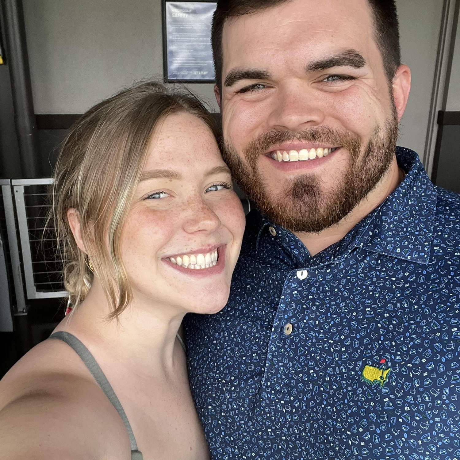 John and Emily on John's 27th birthday in June 2025