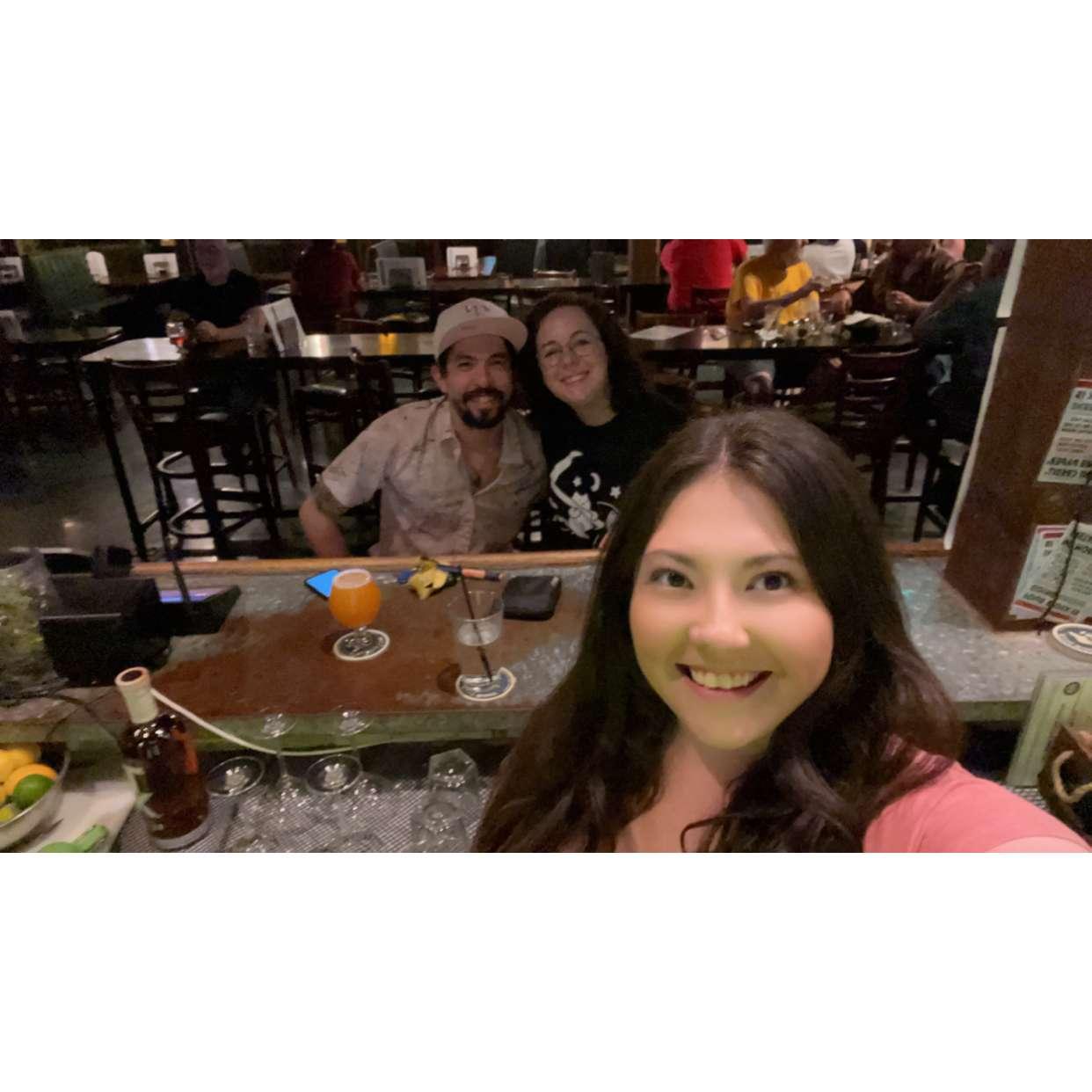 We are really bad about taking photos while out, but our friends help us out!