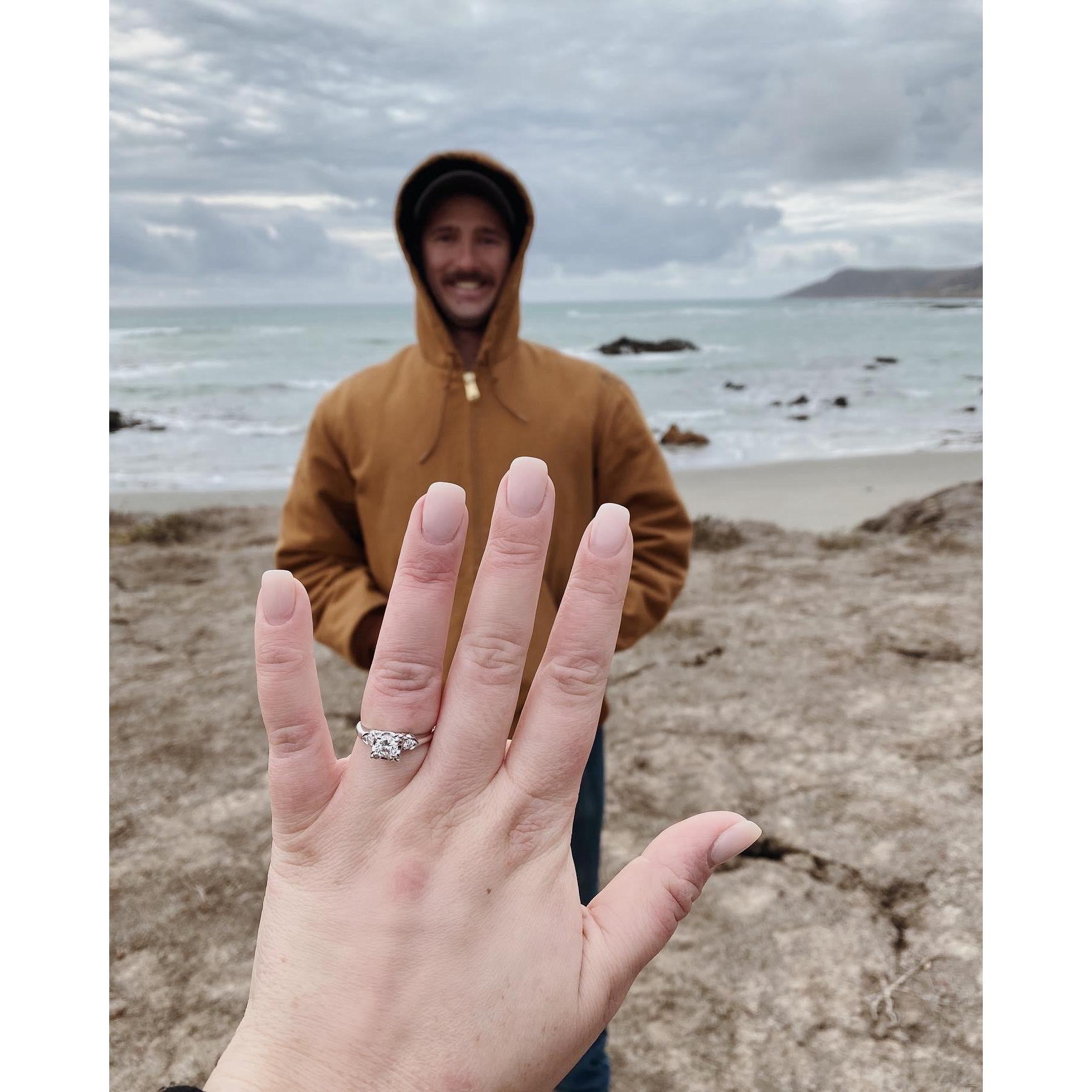 She said yes!