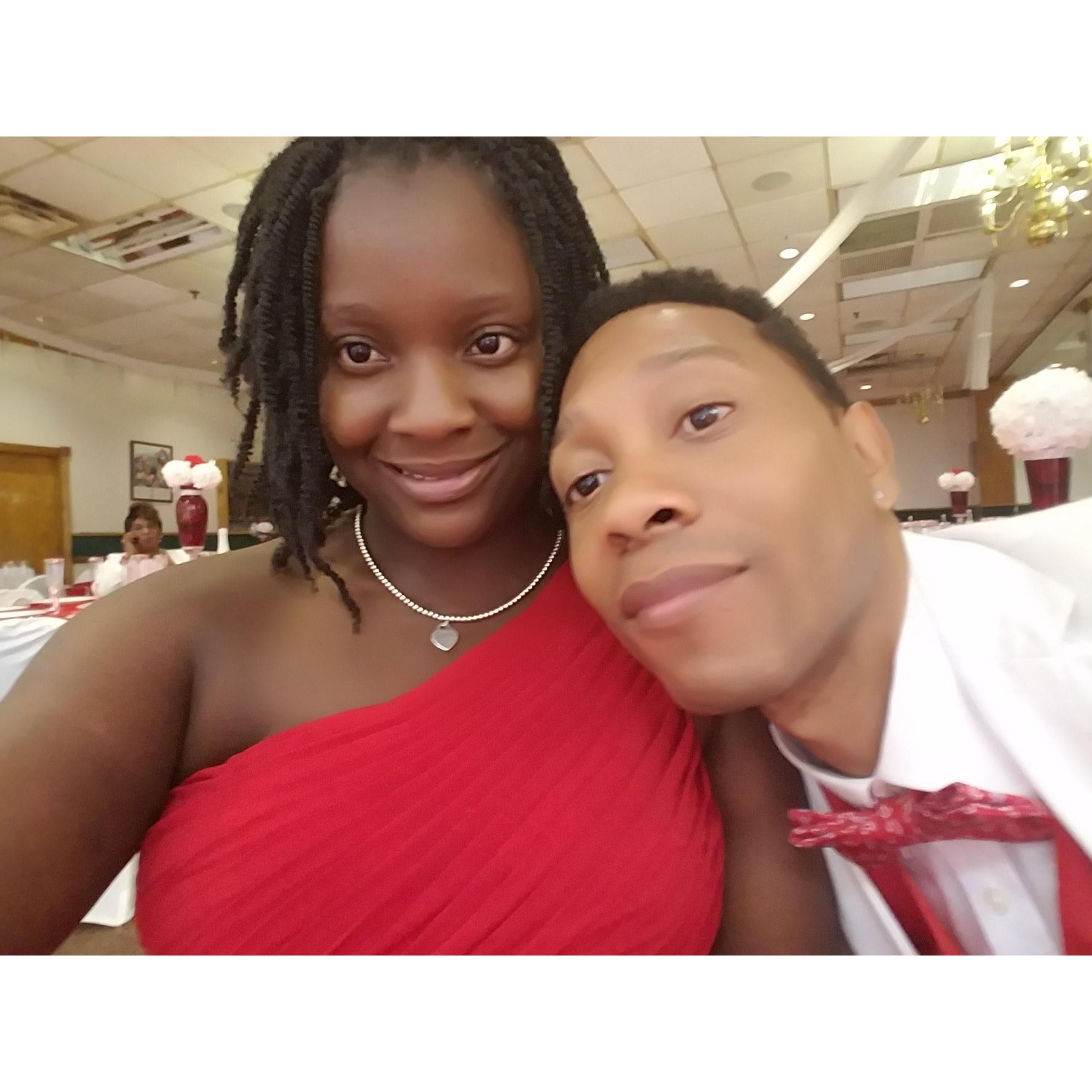 Auntie's Red and White Wedding 2016