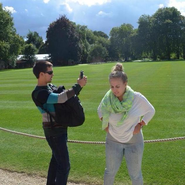 Tourists in London
