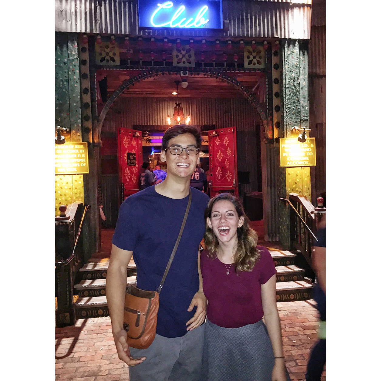 Our first concert together, Spring 2016