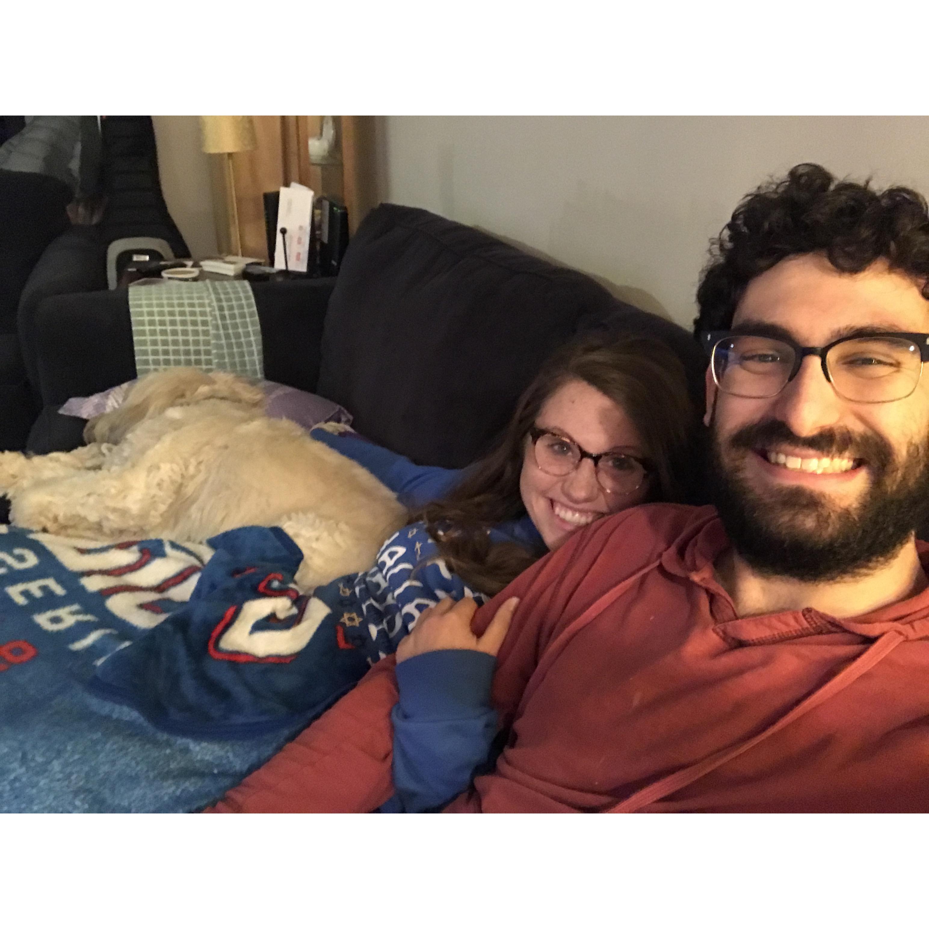 Hanging with Sully, Weaverville, NC, December 7, 2020