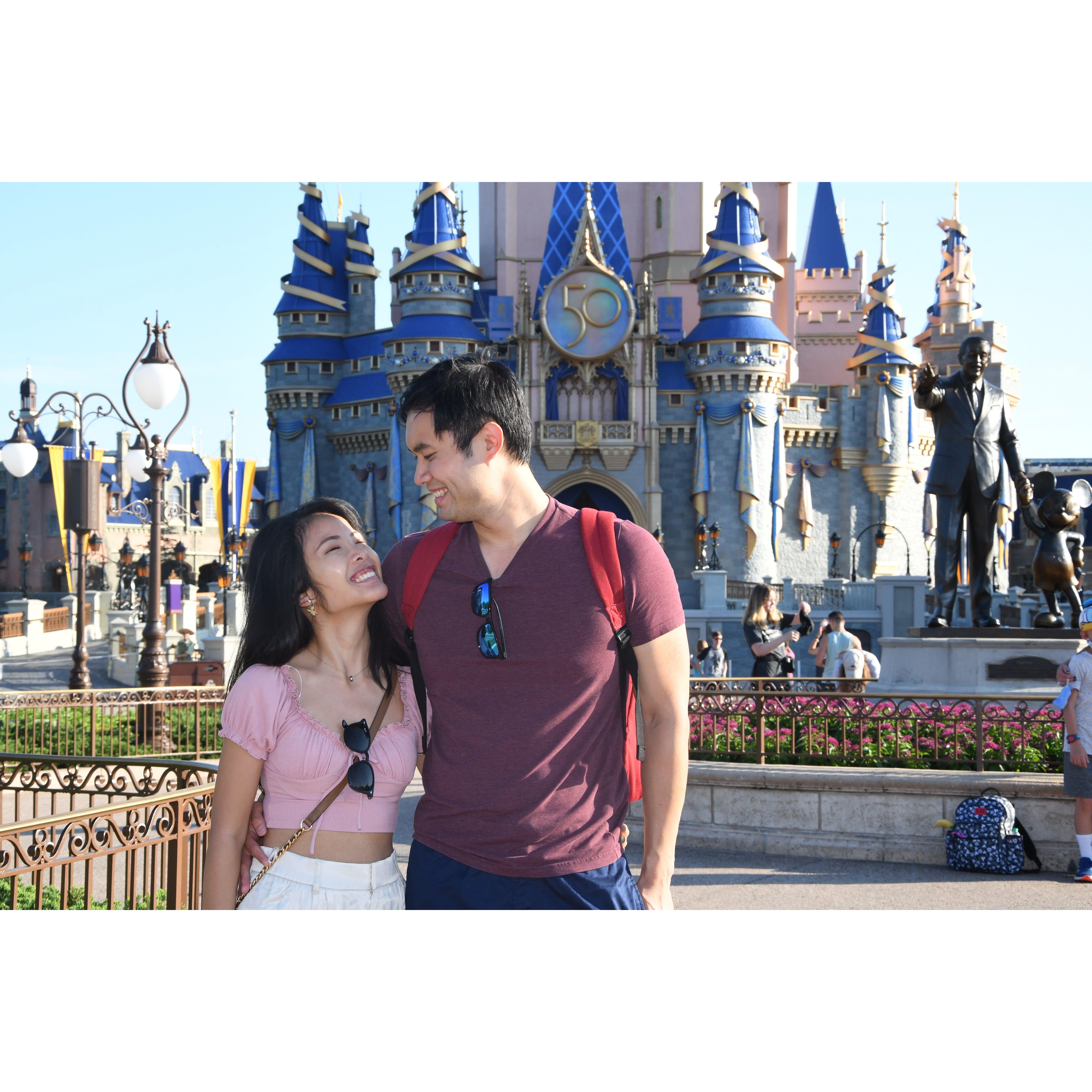 Our first time at Disney World together!