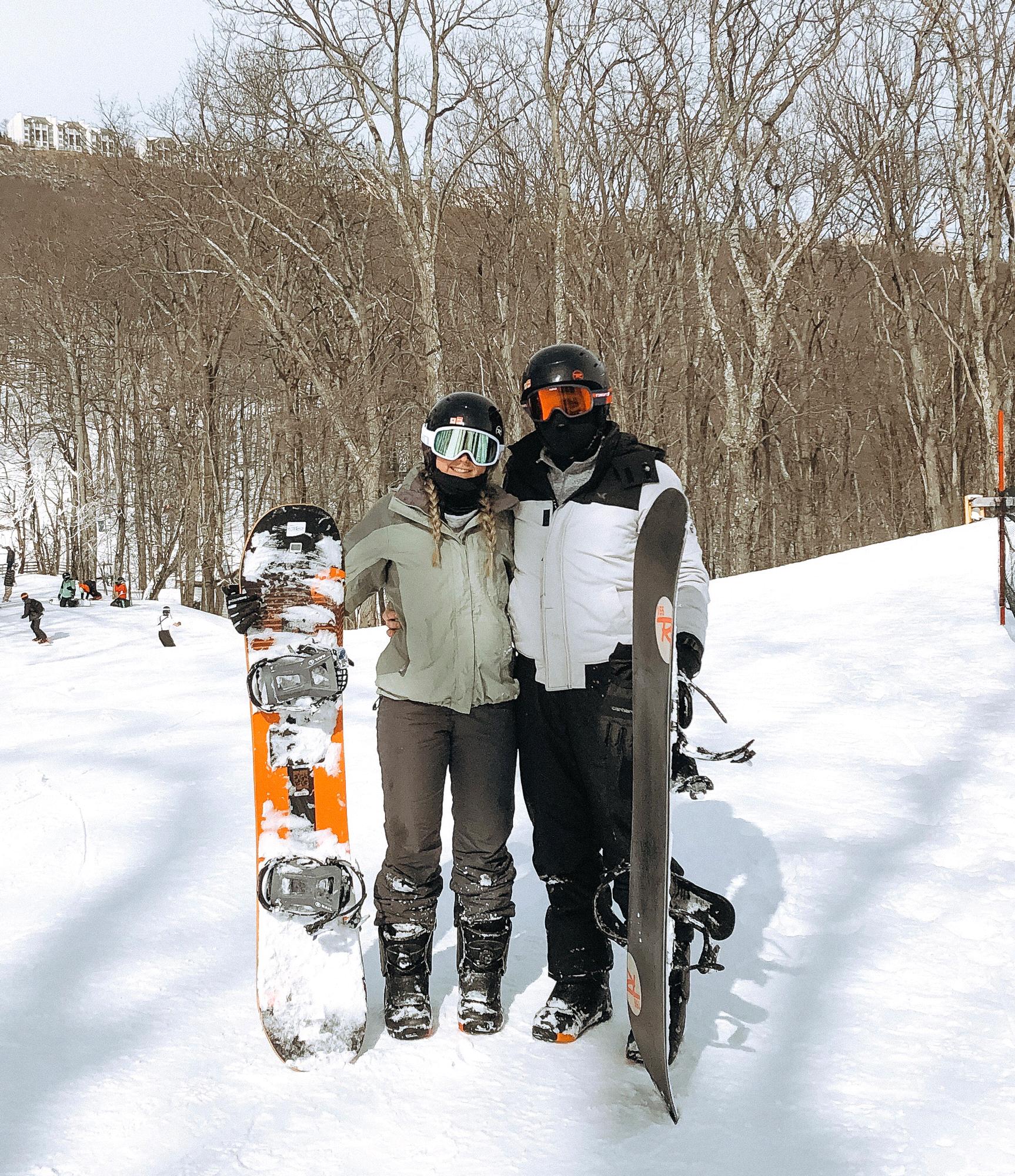 2021 - Dani’s first time snowboarding at Wintergreen Ski Resort, VA