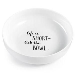 The Cellar - Words Life Is Short, Lick the Bowl Dinner Bowl, Created for Macys