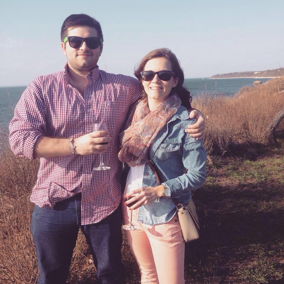 At a winery on the North Fork