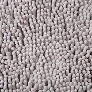 Solid Memory Foam Shag Bath Mat 2pc Gray - Yorkshire Home