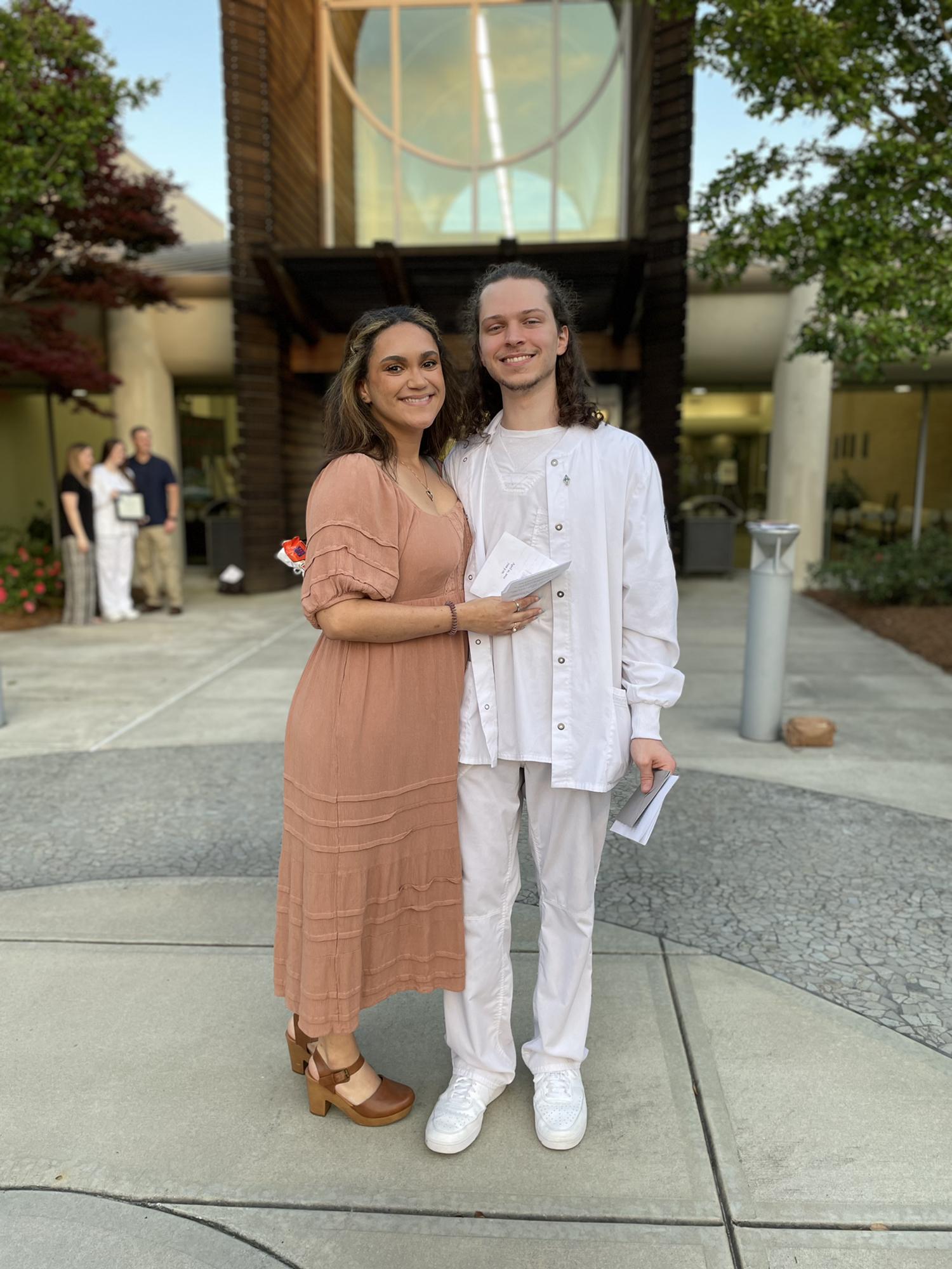 Timothy’s pinning ceremony.