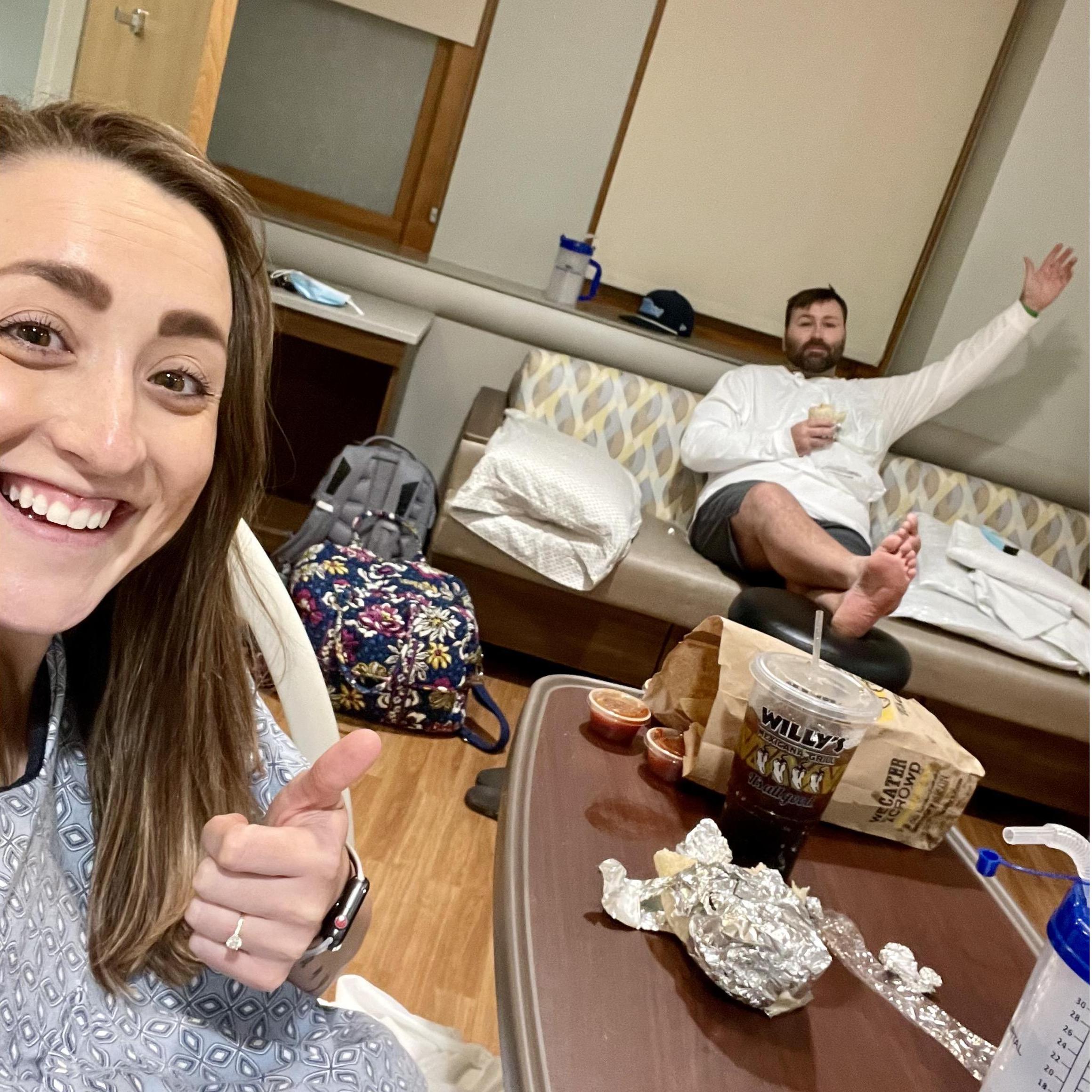 The night before Schuyler's birth - May 2021