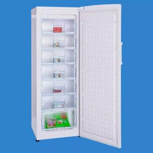 Upright freezer with drawers