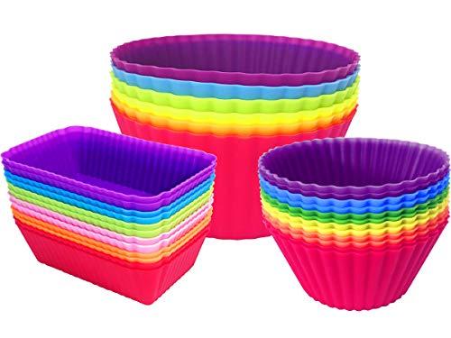 24Pcs Silicone Lunch Box Dividers Bento Box Accessories Silicone Cupcake  Line