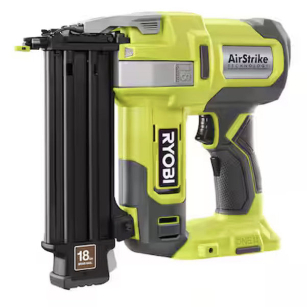 RYOBI ONE+ 18V 18-Gauge Cordless AirStrike Brad Nailer (Tool Only) P321