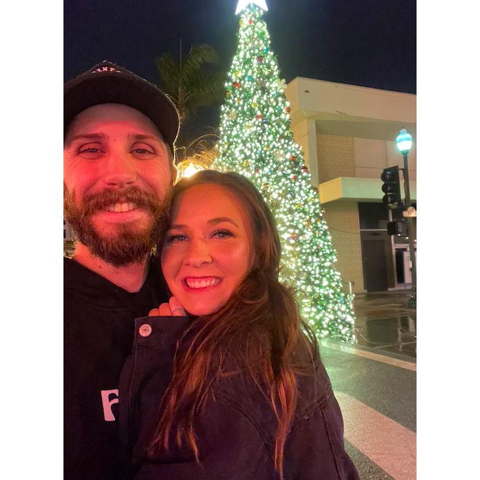 Grabbing a quick picture by the Christmas tree before midnight! December 31st, 2022