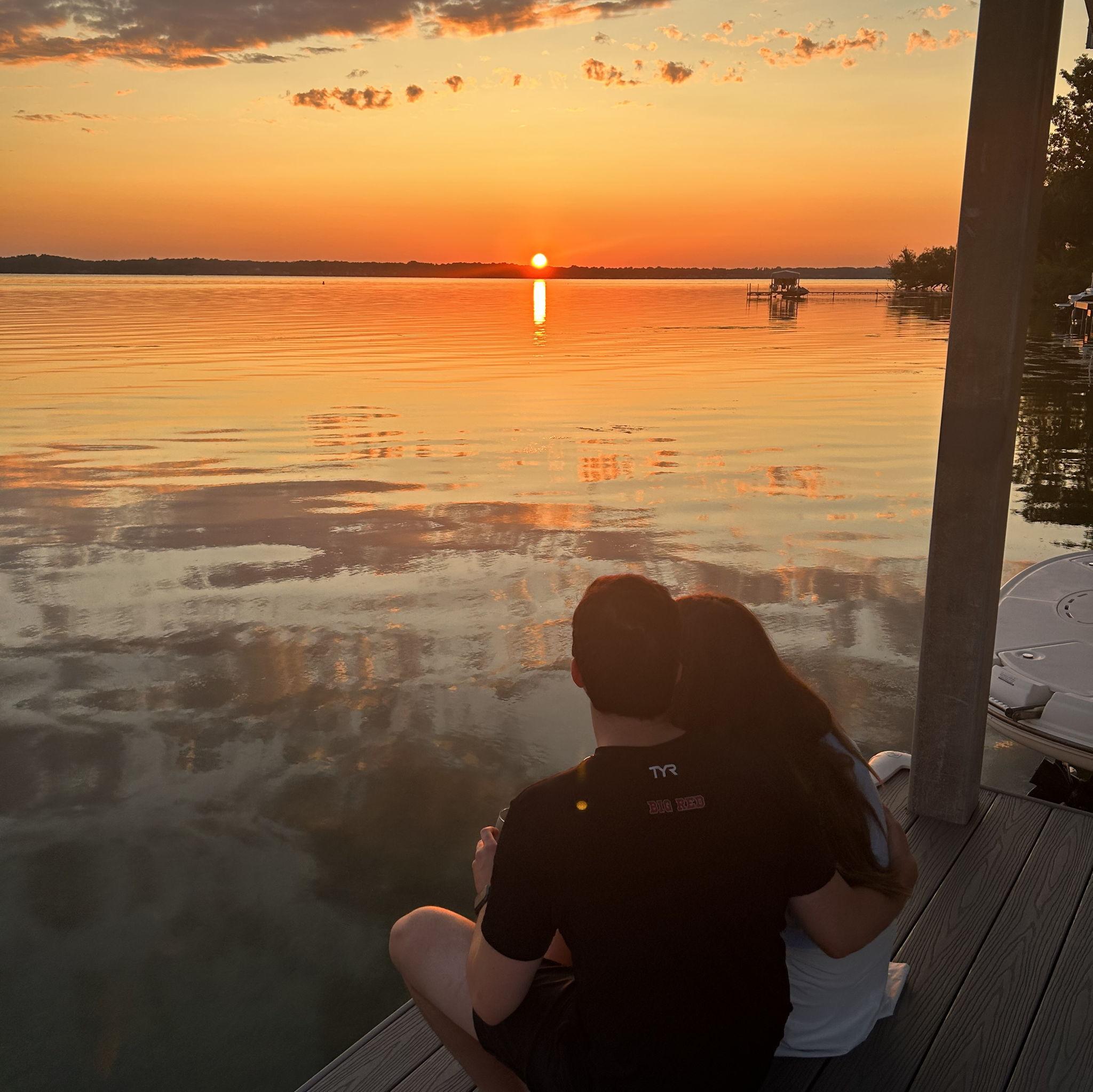 Sunset on Cayuga Lake