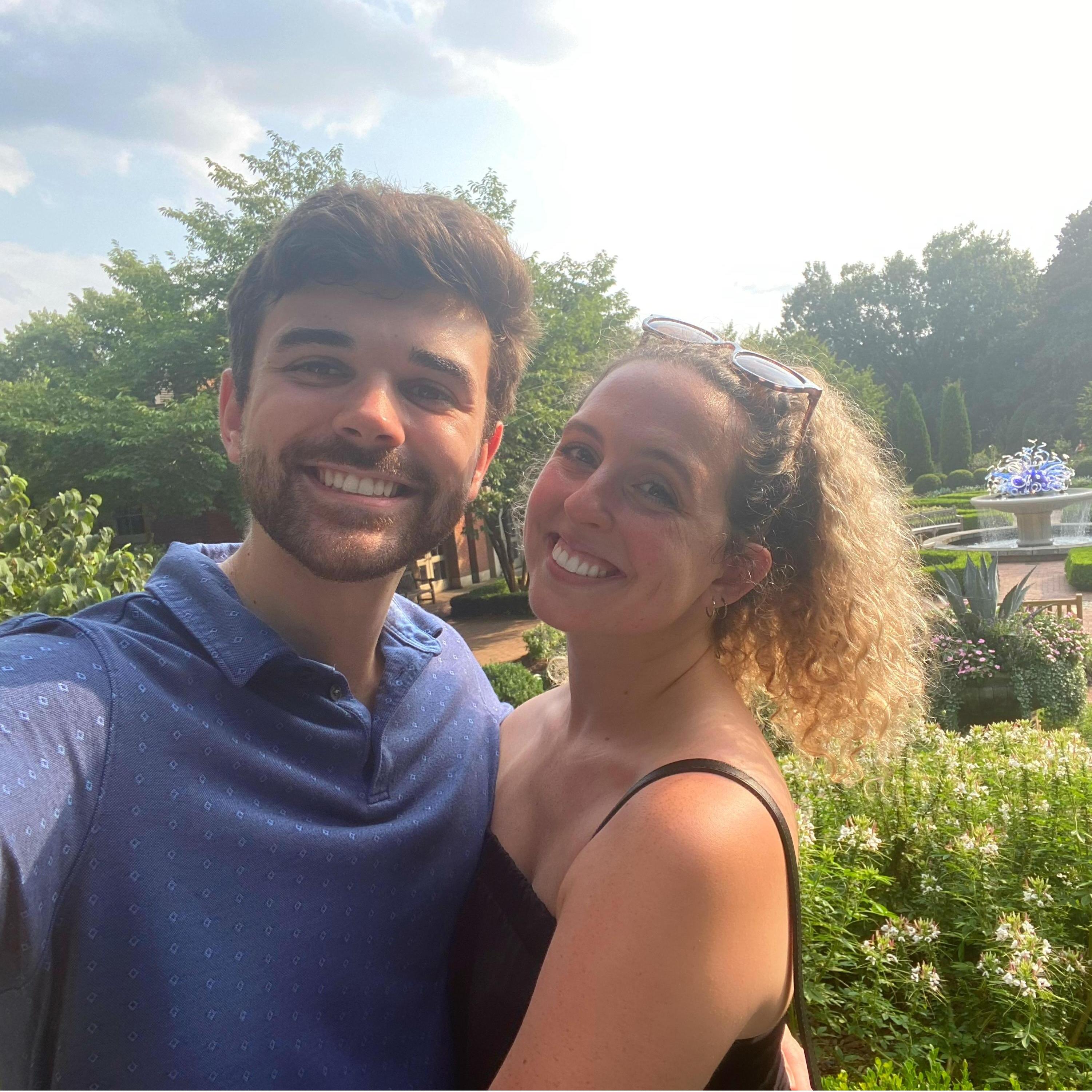For our third (and final) dating anniversary, we spent the day at the Atlanta Botanical Garden!