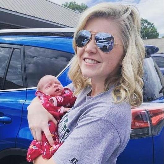 Caroline and her cousin, Rylee Rose