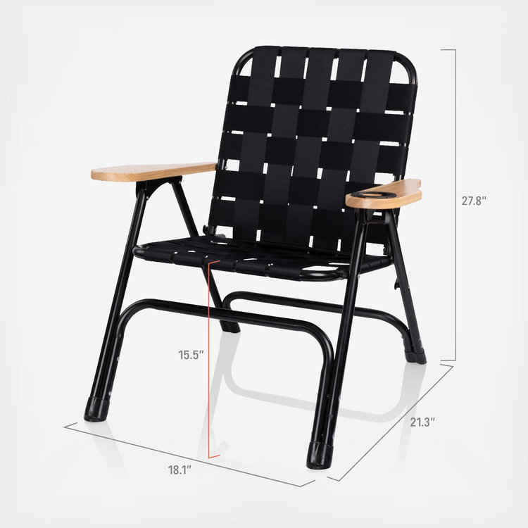 Oniva, Lux Woven Outdoor Camp Chair | Zola