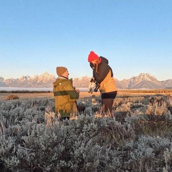 Wills set up the Go-Pro to capture this. I didn't think much of it because we use the Go-Pro often for videos. I only started getting suspicious about a minute before he proposed!