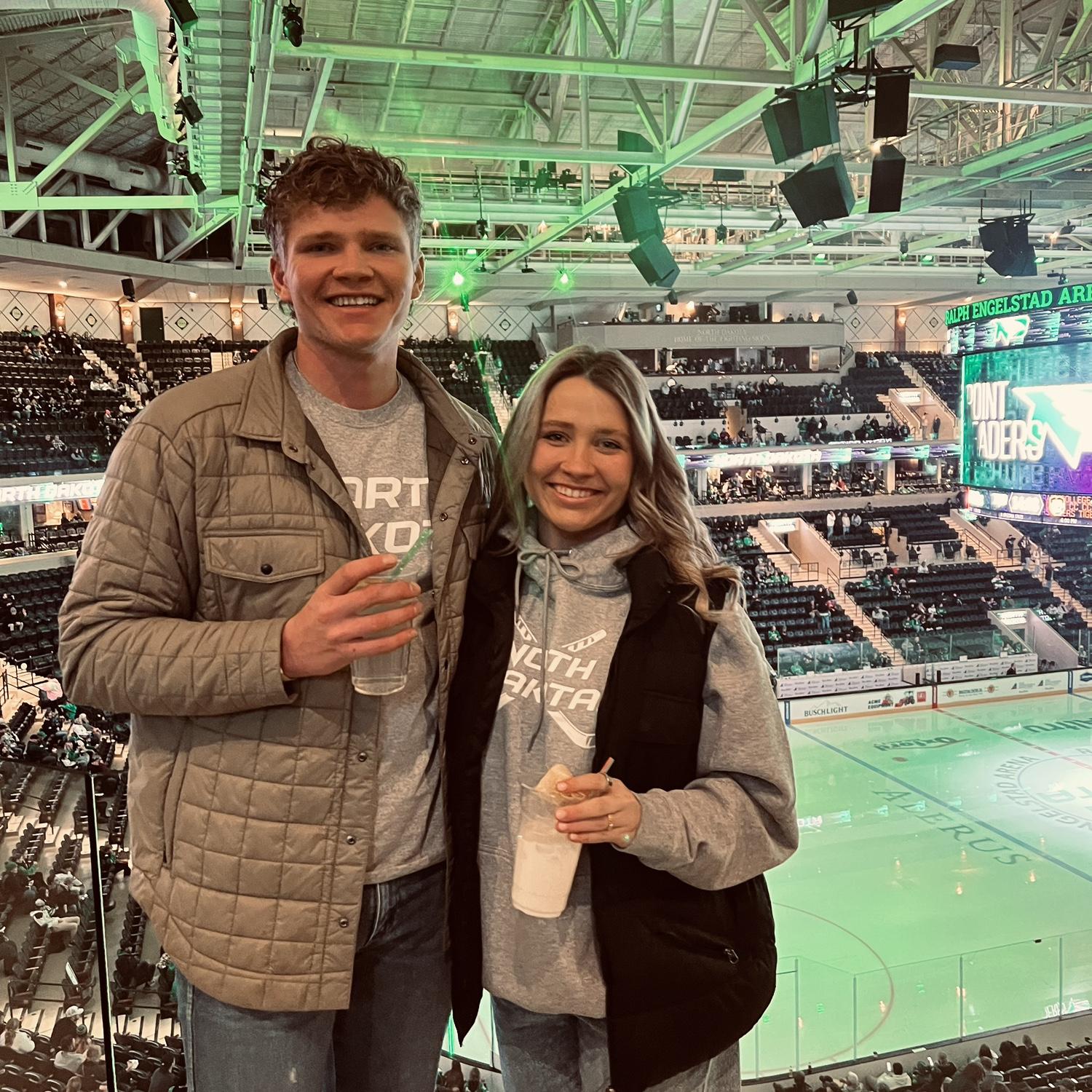 first UND hockey game feb 2025!