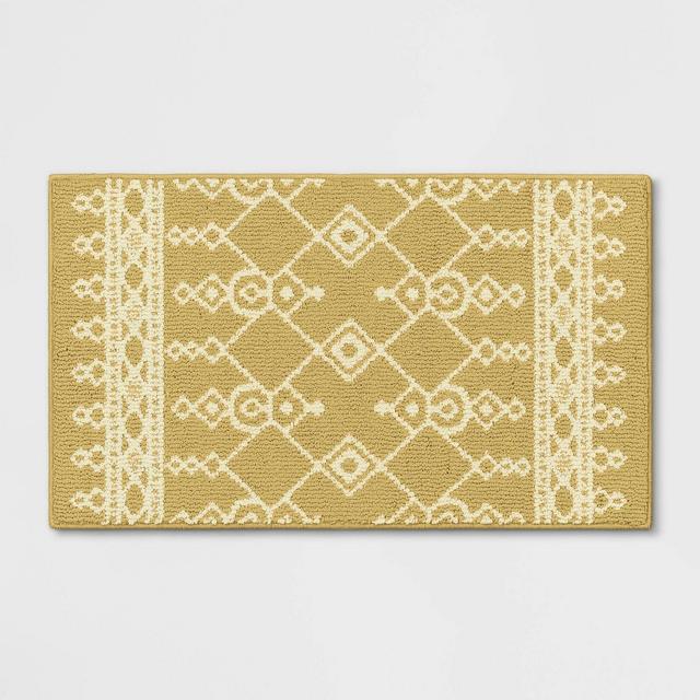 1'8"x2'10" Lyndon Washable Geometric Rug Gold - Project 62™