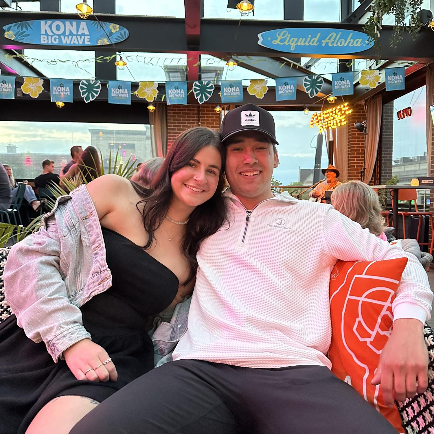 Our first photo together!
