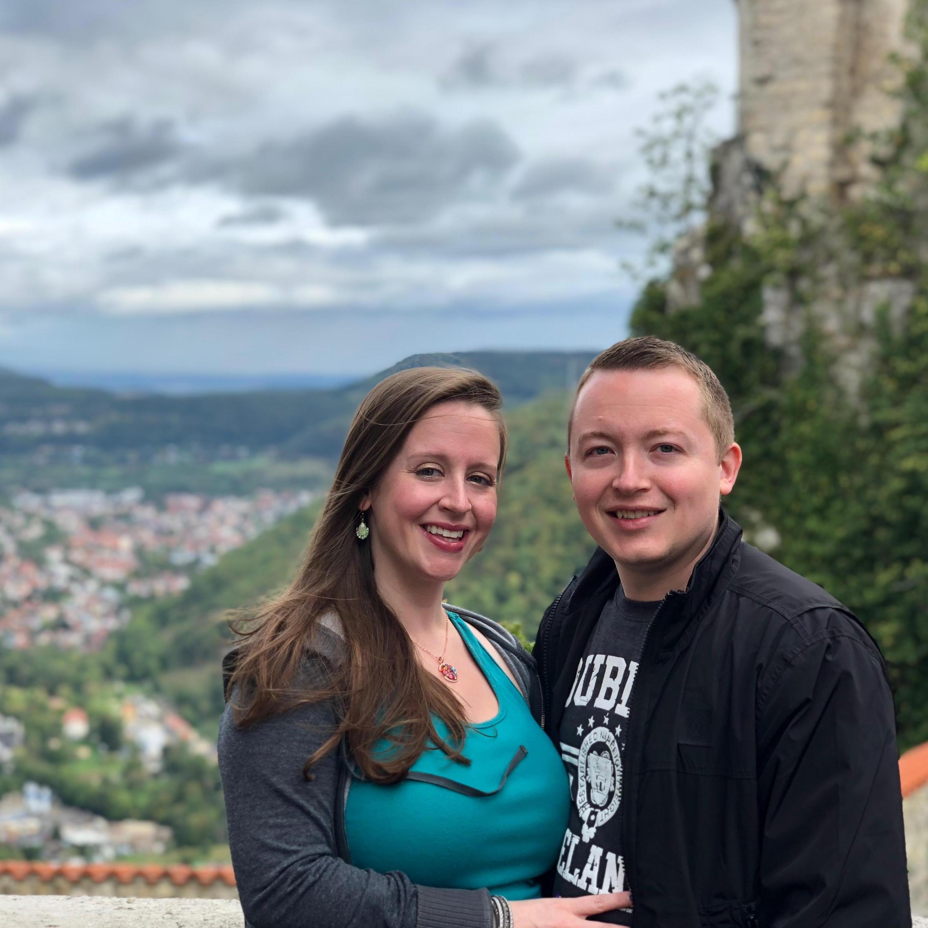 At a romantic castle in Germany that was reminiscent of Beauty and the Beast.