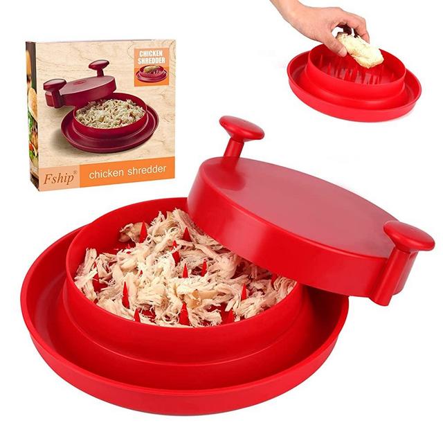 Fship Chicken Shredder Shred Machine, Alternative to Bear Claws Meat Shredder for Pulled Pork Red Beef and Chicken (9.8x3.14 Inches)